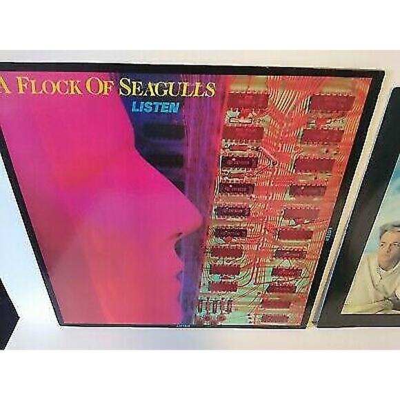 A Flock Of Seagulls Listen Vinyl LP Record New Wave Synth-Pop Nightmares Talking - Picture 2 of 5
